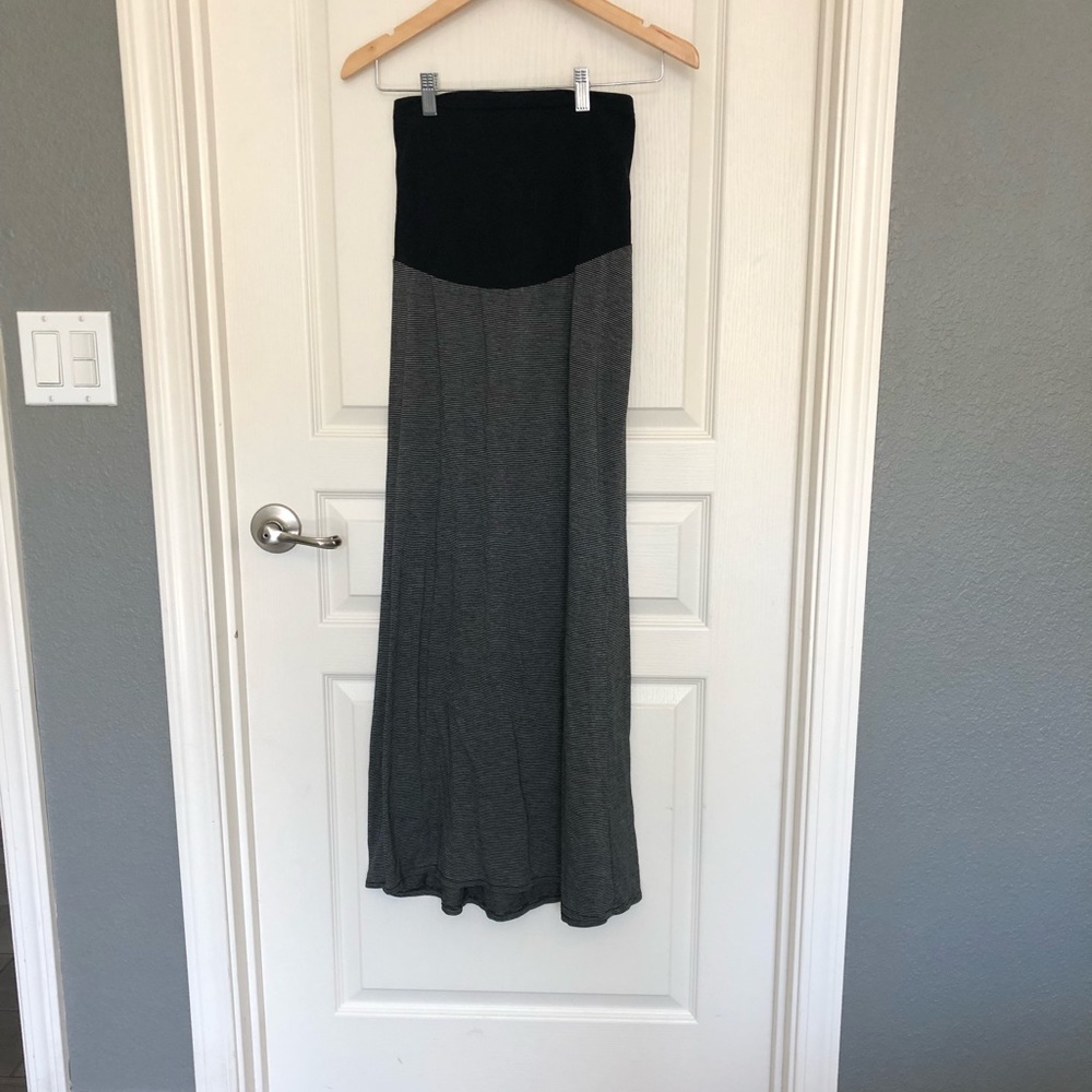 Maternity maxi skirt